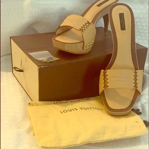 Louis Vuitton Wood Mule